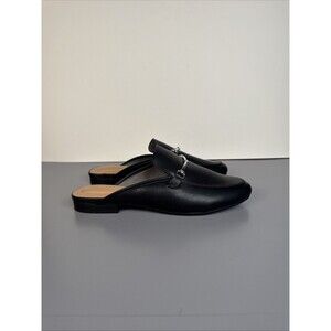 Rachel Zoe Alani Faux Leather Slides Mule Shoes Women's 7.5M Office Casual